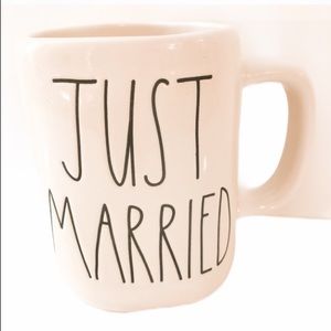 Rae Dunn JUST MARRIED Mug